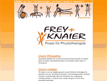 Tablet Screenshot of frey-knaier.de